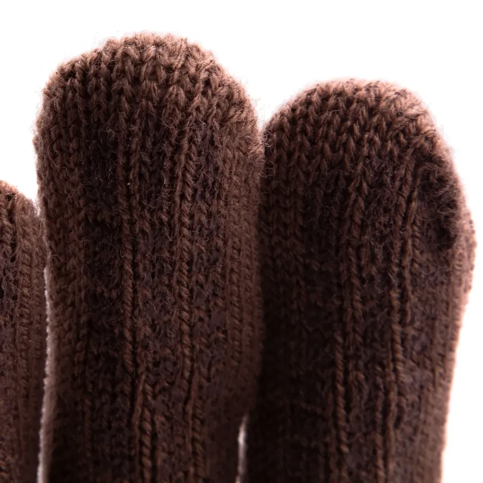 Перчатки трикотажные, акрил, ПВХ гель, "Протектор", коричневый, оверлок Россия Сибртех - фото 1 - id-p197463207