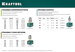 Алюминиевые заклепки Alu (Al5052), 2.4 х 6 мм, 1000 шт, Kraftool