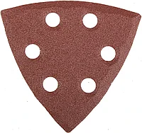 Треугольник шлифовальный универсальный STAYER MASTER на велкро основе, 6 отверстий, Р100, 93х93х93мм, 5шт