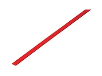 Термоусадочная трубка 3,5 / 1,75 мм, красная (упак. 50 шт. по 1 м) REXANT