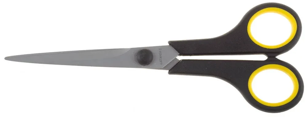 Ножницы STAYER ″MASTER″ хозяйственные, двухкомпонентные ручки, 175мм