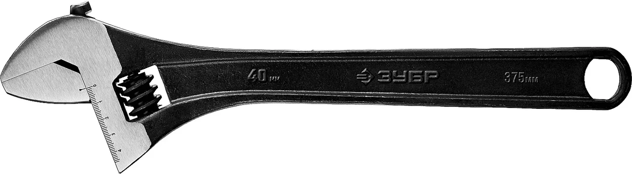 Ключ разводной МАСТЕР, 375 / 40 мм, ЗУБР - фото 1 - id-p205292272