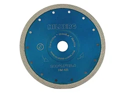 Алмазный круг 200х25,4/22,23 мм по керамике сплошн.ультратонкий X-Turbo HILBERG