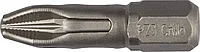Биты X-DRIVE торсионные кованые, обточенные, KRAFTOOL 26121-2-25-2, Cr-Mo сталь, тип хвостовика C 1/4 , PH2,