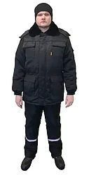 Куртка утеплённая "Сургут" черный, кмф
