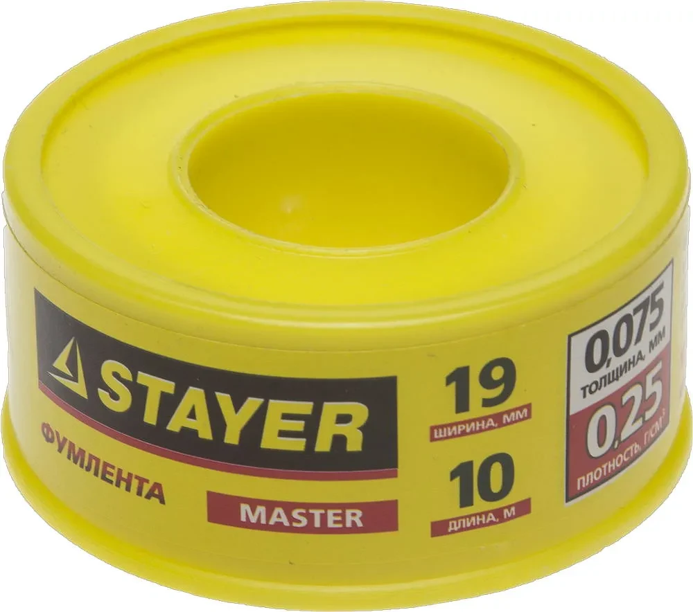 Фумлента STAYER MASTER , плотность 0,25 г/см3, 0,075ммх19ммх10м - фото 1 - id-p205302031