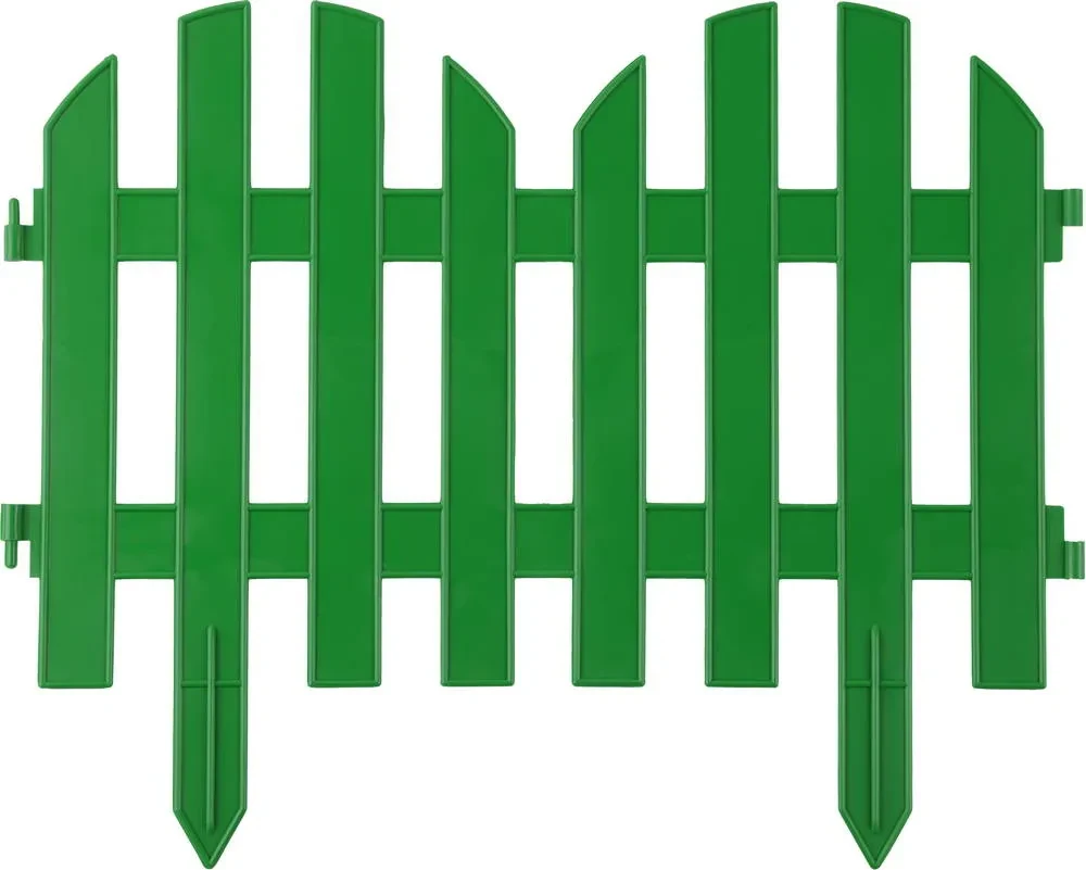 Забор декоративный GRINDA ПАЛИСАДНИК , 28x300см, зеленый - фото 1 - id-p205308414