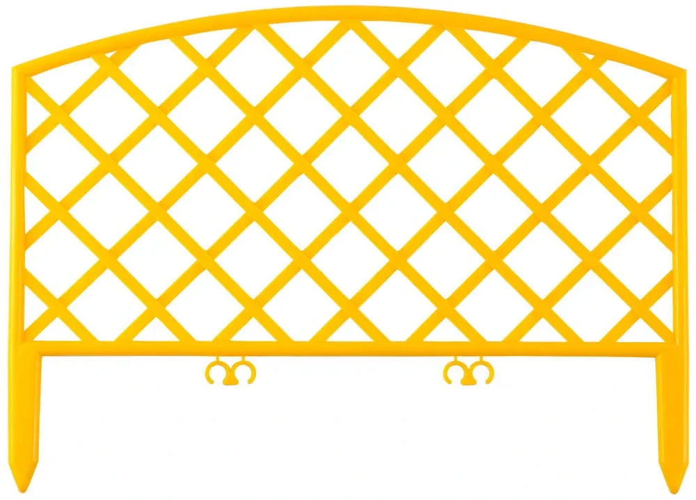 Забор декоративный GRINDA ПЛЕТЕНЬ , 24x320см, желтый - фото 1 - id-p205308419