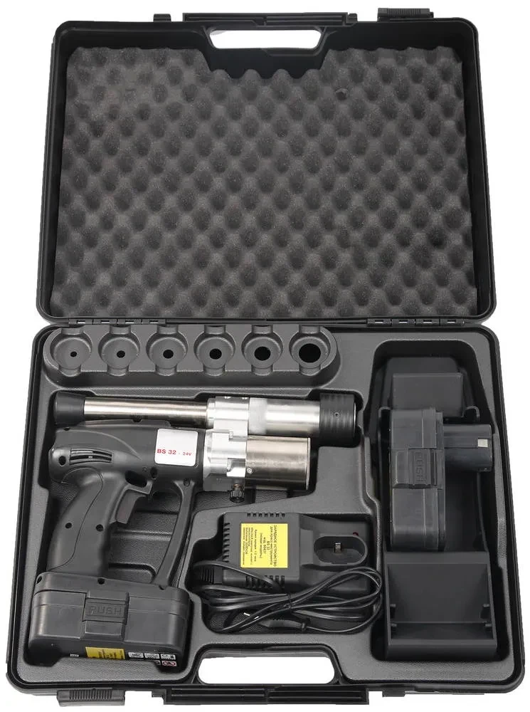Пресс-инструмент ЗУБР ШиреФит электрический для развальцовки труб, в пластиковом кейсе, 14-32мм - фото 1 - id-p205309424