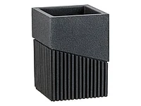 Стакан ELEMENT, черный, PERFECTO LINEA (Композитный материал: полирезин под натуральный камень)