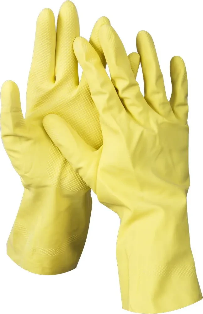 DEXX перчатки латексные хозяйственно-бытовые, размер L. - фото 1 - id-p205299774