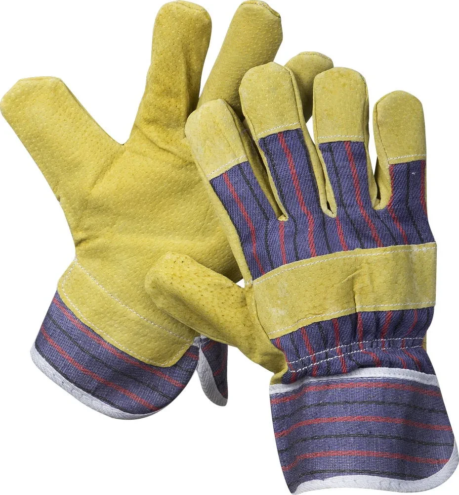 Комбинированные перчатки STAYER MASTER, спилок с тиснением, XL - фото 1 - id-p205299783