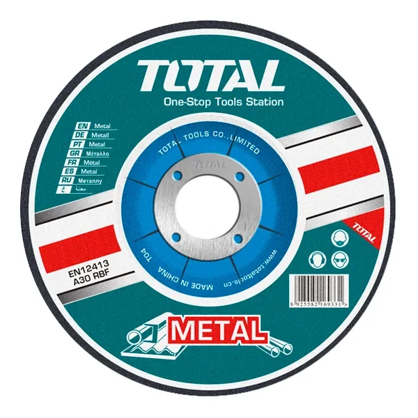 Круг отрезной 230x1,6x22,2 мм по металлу TOTAL TAC2212302