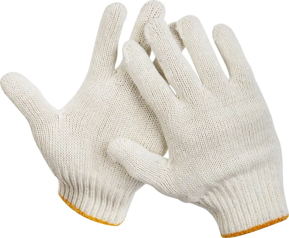 Трикотажные перчатки STAYER STANDARD для тяжелых работ, без покрытия, х/б 7 класс, размер L-XL - фото 1 - id-p205299813