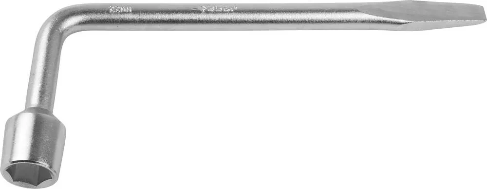 Ключ баллонный ЗУБР Мастер L-образный, с монтажной лопаткой, 22мм - фото 1 - id-p205292370