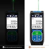Дальномер лазерный ДЛ-100 , точность 2 мм, дальность 100м, класс защиты IP54, ЗУБР Профессионал 34923
