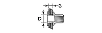 Резьбовые заклепки с насечками, М8, 250 шт, стальные, стандартный бортик, ЗУБР Профессионал