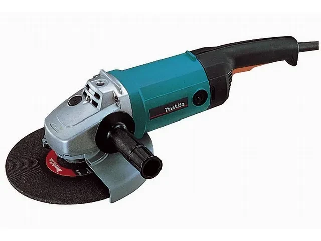 Двуручная углошлифмашина MAKITA 9069 в кор. (2000 Вт, диск 230х22 мм, без регул. об.) - фото 1 - id-p197926544