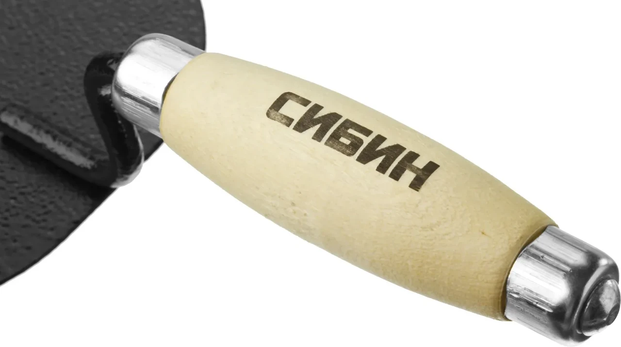 Кельма штукатура СИБИН с деревянной усиленной ручкой, КШ - фото 1 - id-p205291215