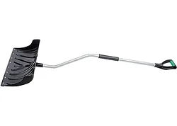 Лопата - движок для уборки снега пластиковая, 615 х 290 х 1520 мм, стальной черенок, Palisad