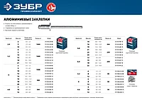 Алюминиевые заклепки, 6.4 х 12 мм, 250 шт., ЗУБР Профессионал