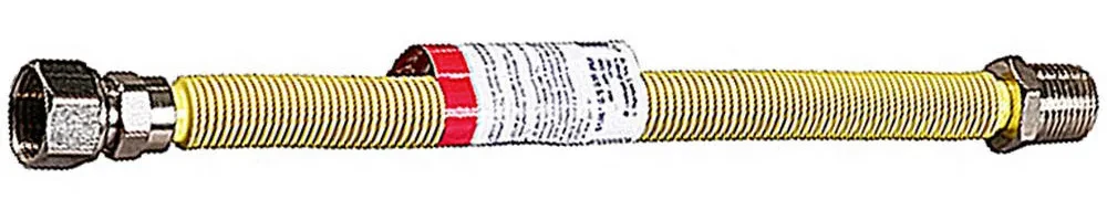 Подводка-сильфон ЗУБР для газа, растяжная, нержавеющая сталь, г/ш 1/2 - 0,5-1м - фото 1 - id-p205300878