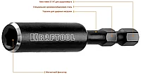 Адаптер KRAFTOOL PRO Impact Pro для бит, для ударных шуруповертов, хвостовик E 1/4 , магнитный, 60мм