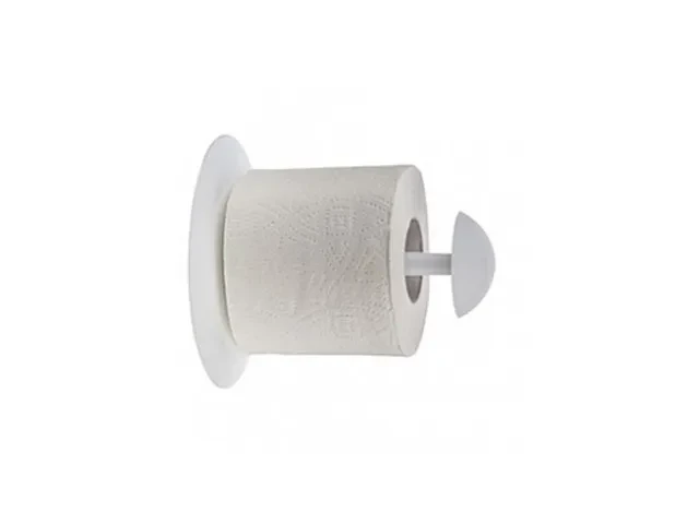 Держатель для туалетной бумаги "Aqua", снежно-белый, BEROSSI (Изделие из пластмассы. Размер 151 х 150 мм) - фото 1 - id-p202021720