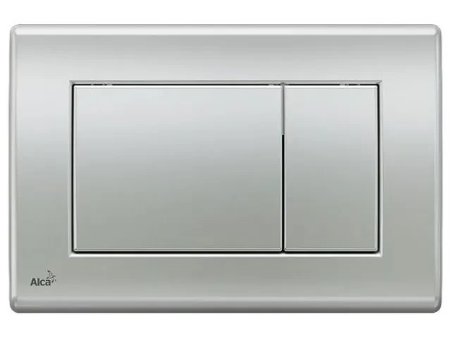 Кнопка управления для скрытых систем инсталляции, хром-мат, Alcaplast - фото 1 - id-p199809226