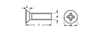 Винт DIN 965, M3 x 8 мм, 5 кг, кл. пр. 4.8, оцинкованный, ЗУБР