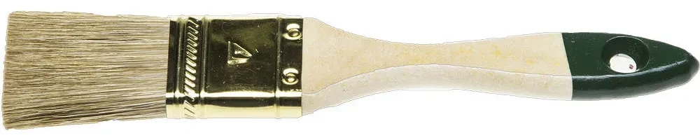 Кисть плоская STAYER LASUR-STANDARD , смешанная (натуральная и искусственная) щетина, деревянная ручка, 38мм - фото 1 - id-p205291340