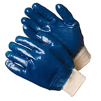 Перчатки с нитриловым покрытием, манжет-резинка (арт. NBR1530)