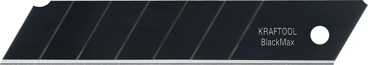 KRAFTOOL BLACK MAX 25 мм лезвия сегментированные, 5 шт - фото 1 - id-p205293912