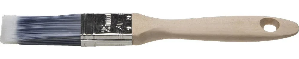Кисть плоская STAYER AQUA-LUX , искусственная щетина, неокрашенная профессиональная деревянная ручка, 25мм - фото 1 - id-p205291370