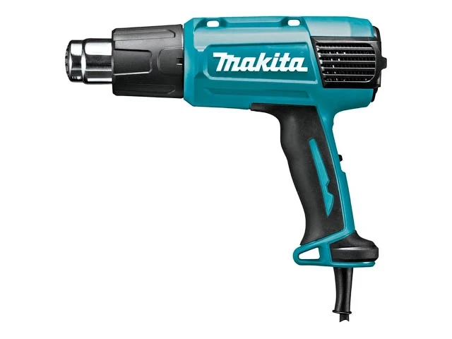 Термовоздуходувка MAKITA HG 6031 VK в чем. + набор сопл (1800 Вт, 2 скор., 50-600 °С, ступенч. рег.) - фото 1 - id-p197478242