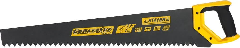 Ножовка по пенобетону (пила) STAYER BETON 700 мм, 1 TPI, закаленный износостойкий зуб - фото 1 - id-p205297829