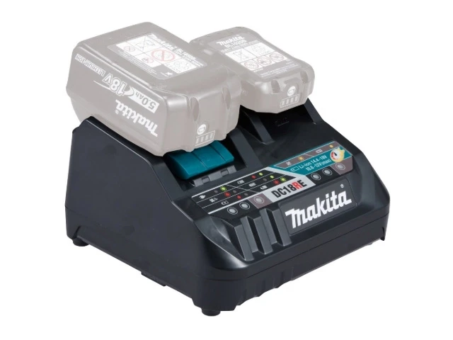 Зарядное устройство MAKITA DC 18 RE (10.8 - 18.0 В, 5.0 А, быстрая зарядка, 2 гнезда) - фото 1 - id-p197447830