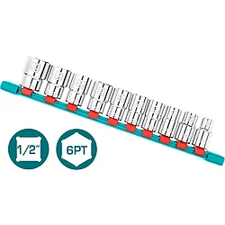 Набор головок 1/2 " TOTAL THT121101 (10шт)