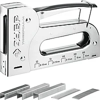 Универсальный стальной степлер 6-в-1: 53(6-14мм)/140(8-14 мм)/53F/13/300/500, ЗУБР Универсал-14