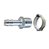 Переходник FUBAG 3/8 " M -> елочка 10 мм с обжимным кольцом