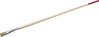 Кисть плоская тонкая STAYER UNIVERSAL-STANDARD , светлая натуральная щетина, деревянная ручка, №6 x 8мм