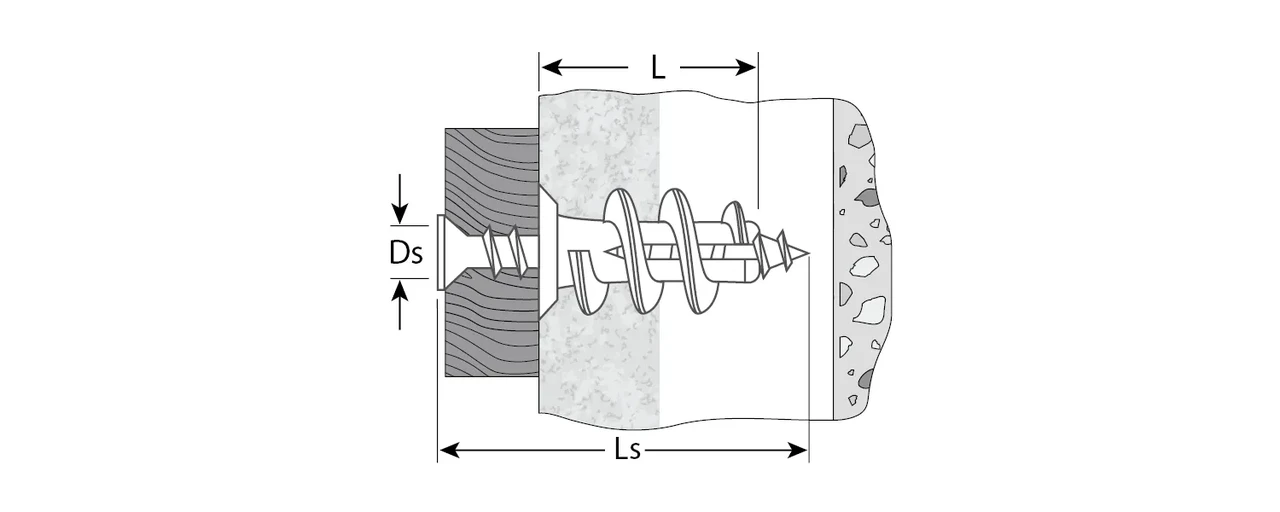 Дюбель нейлоновый, тип Дрива , для гипсокартона в комплекте с установочной насадкой для дрели, 23 мм, 100шт, - фото 1 - id-p205288341