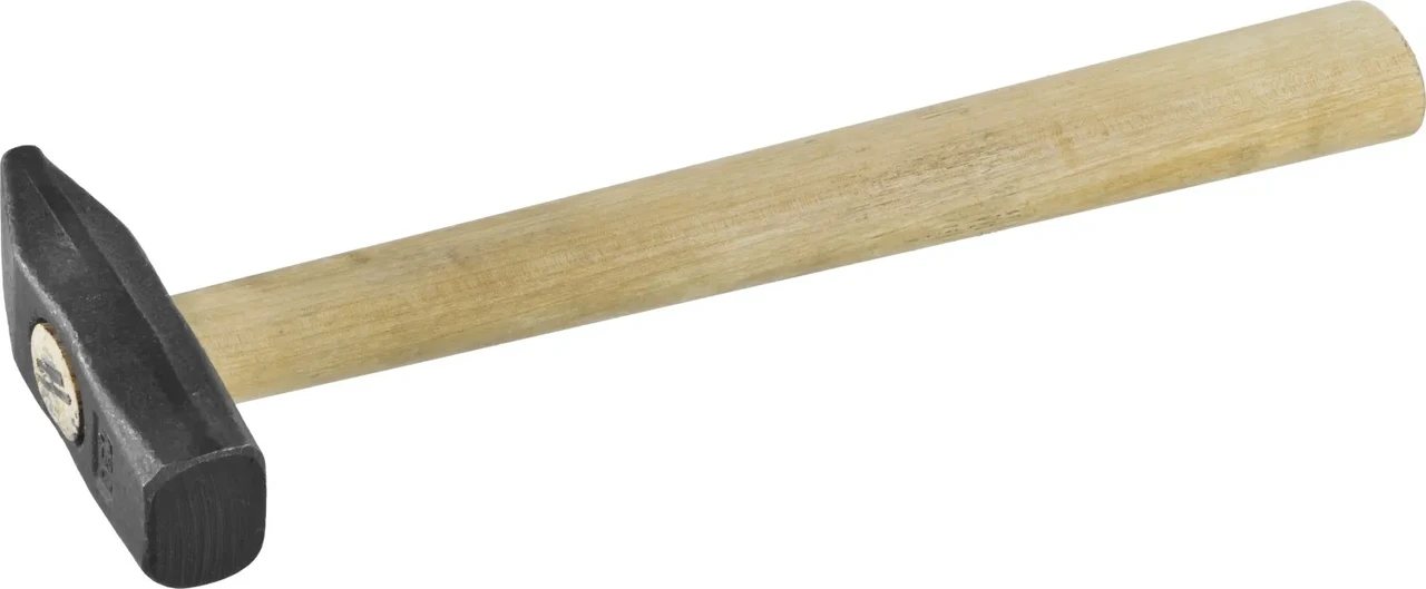 СИБИН 500 г молоток слесарный с деревянной рукояткой - фото 1 - id-p205295835