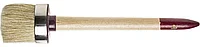 Кисть круглая ЗУБР УНИВЕРСАЛ - МАСТЕР , светлая щетина, деревянная ручка, №18, 60мм