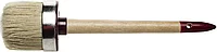 Кисть круглая ЗУБР УНИВЕРСАЛ - МАСТЕР , светлая щетина, деревянная ручка, №20х65мм