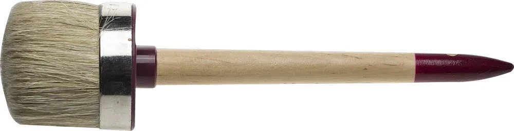 Кисть круглая ЗУБР УНИВЕРСАЛ - МАСТЕР , светлая щетина, деревянная ручка, №22, 70мм - фото 1 - id-p205291462