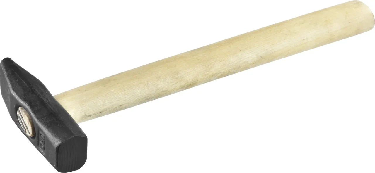 СИБИН 600 г молоток слесарный с деревянной рукояткой - фото 1 - id-p205295836