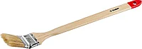 Кисть радиаторная угловая ЗУБР УНИВЕРСАЛ-МАСТЕР , светлая натуральная щетина, деревянная ручка, 50мм
