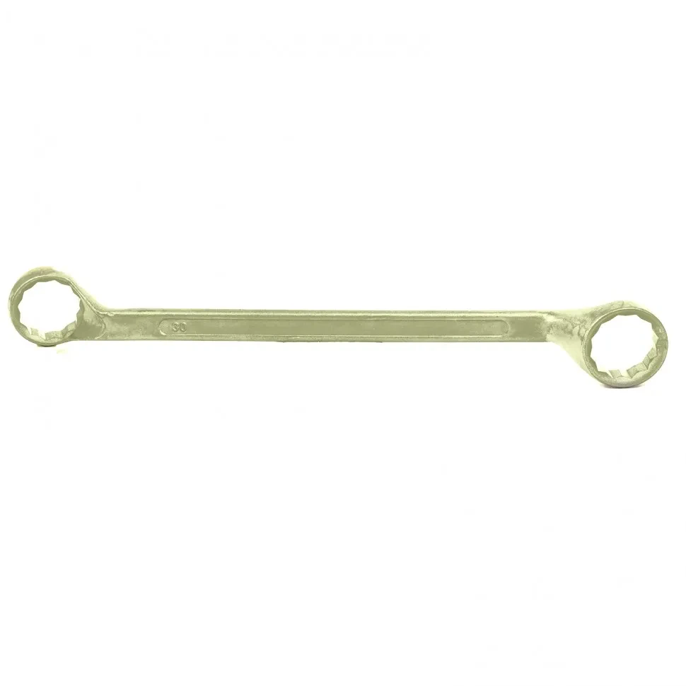 Ключ накидной, 30 х 32 мм, желтый цинк Сибртех - фото 1 - id-p197452090