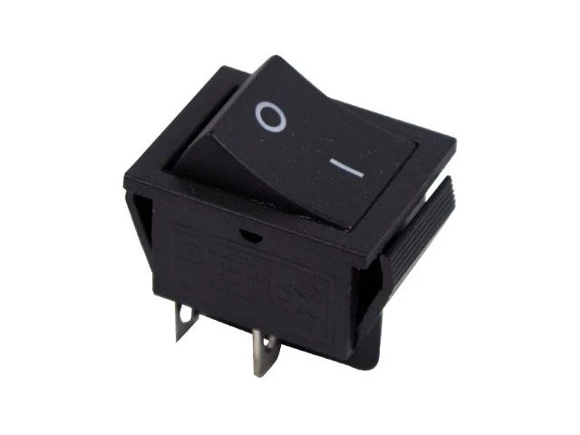 Выключатель клавишный 250V 15А (4с) ON-OFF черный (уп. 2 шт.) (RWB-501, SC-767) REXANT - фото 1 - id-p197469076